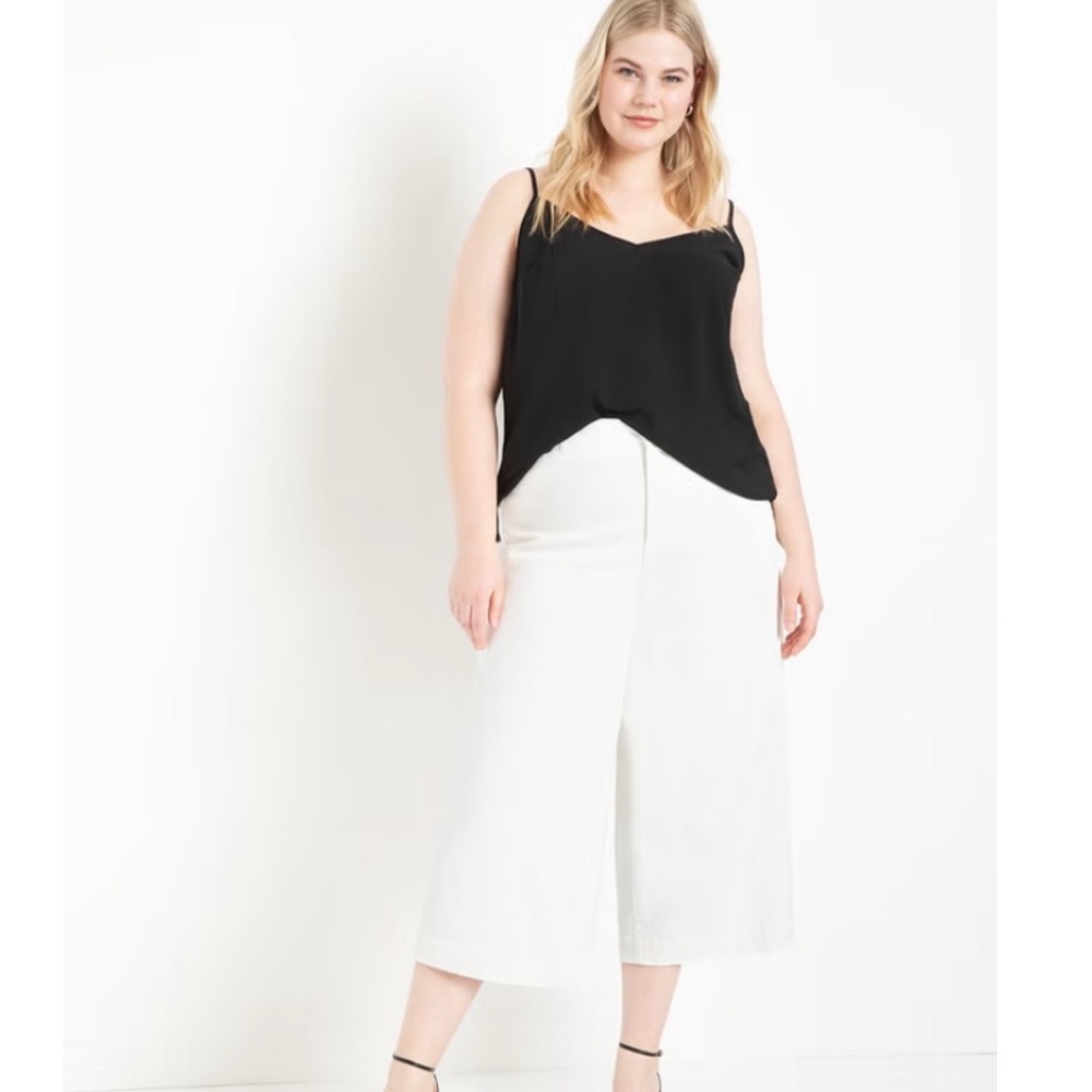Eloquii Black V-Neck Cami